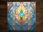 Art Nouveau | Art Deco | Ornate 1920s Style Design (#13), on a Glossy Ceramic Decorative Tile, Free Shipping to USA