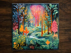 Wonderful & Vibrant Nature Art, on a Glossy Ceramic Decorative Tile, Free Shipping to USA