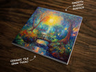 Beautiful Impressionist Art (#2), on a Glossy Ceramic Decorative Tile, Free Shipping to USA