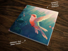 Tranquil Hummingbird Art, on a Glossy Ceramic Decorative Tile, Free Shipping to USA