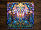 Art Nouveau | Art Deco | Ornate 1920s Style Design (#20), on a Glossy Ceramic Decorative Tile, Free Shipping to USA