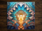 Art Nouveau | Art Deco | Ornate 1920s Style Design (#10), on a Glossy Ceramic Decorative Tile, Free Shipping to USA