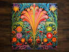 Art Nouveau | Art Deco | Ornate 1920s Style Design (#44), on a Glossy Ceramic Decorative Tile, Free Shipping to USA