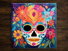 Day of the Dead | Día de Muertos Art (#4), on a Glossy Ceramic Decorative Tile, Free Shipping to USA