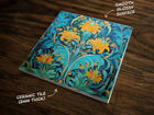 Art Nouveau | Art Deco | Ornate 1920s Style Design (#43), on a Glossy Ceramic Decorative Tile, Free Shipping to USA