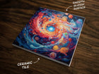 Surreal Universe | Scene of Wonder Art (#4), on a Glossy Ceramic Decorative Tile, Free Shipping to USA