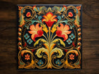 Art Nouveau | Art Deco | Ornate 1920s Style Design (#74), on a Glossy Ceramic Decorative Tile, Free Shipping to USA