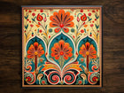 Art Nouveau | Art Deco | Ornate 1920s Style Design (#76), on a Glossy Ceramic Decorative Tile, Free Shipping to USA