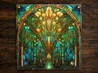 Art Nouveau | Art Deco | Ornate 1920s Style Design (#16), on a Glossy Ceramic Decorative Tile, Free Shipping to USA