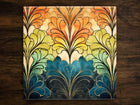 Art Nouveau | Art Deco | Ornate 1920s Style Design (#85), on a Glossy Ceramic Decorative Tile, Free Shipping to USA