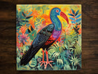 A Rare Breed Indeed, Art on a Glossy Ceramic Decorative Tile, Free Shipping to USA