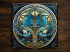 Art Nouveau | Art Deco | Ornate 1920s Style Design (#29), on a Glossy Ceramic Decorative Tile, Free Shipping to USA