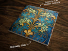 Art Nouveau | Art Deco | Ornate 1920s Style Design (#125), on a Glossy Ceramic Decorative Tile, Free Shipping to USA