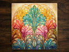 Art Nouveau | Art Deco | Ornate 1920s Style Design (#130), on a Glossy Ceramic Decorative Tile, Free Shipping to USA