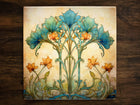 Art Nouveau | Art Deco | Ornate 1920s Style Design (#134), on a Glossy Ceramic Decorative Tile, Free Shipping to USA